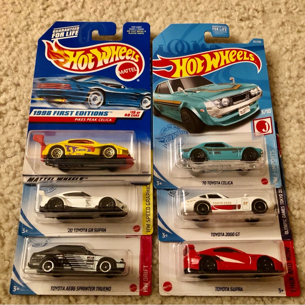 Hot Wheels JDM Toyota Cars (6)